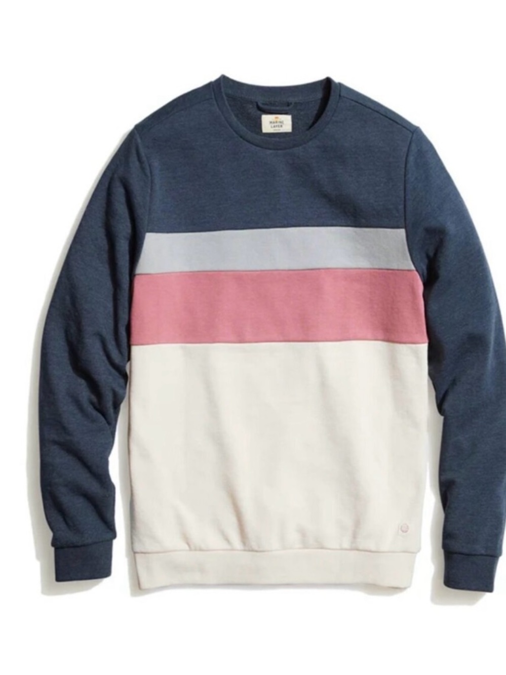 Marine Layer men’s Jordan color block sweatshirt-L